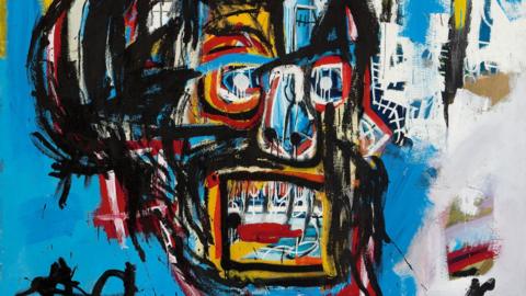 Untitled painting by Jean-Michel Basquiat