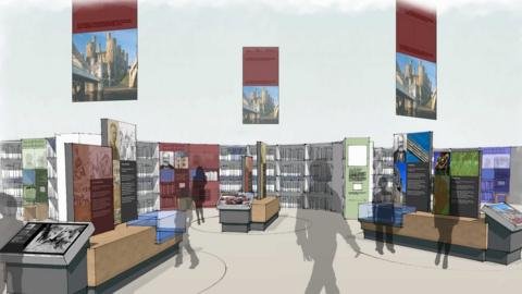 An artist's impression of the new culture centre