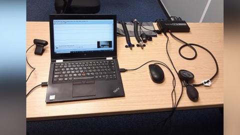 Polygraph testing equipment