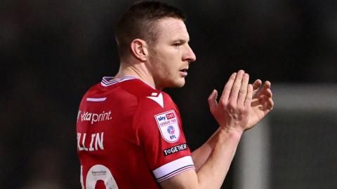 Paul Mullin applauds Wrexham fans