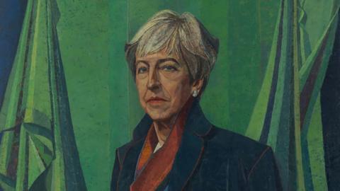 A portrait by Saied Dai of the MP for Maidenhead Theresa May