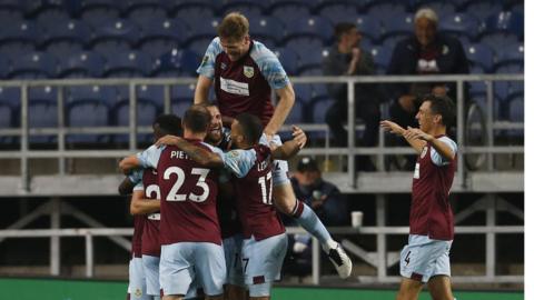 Burnley celebrate