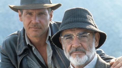 Harrison Ford and Sir Sean Connery