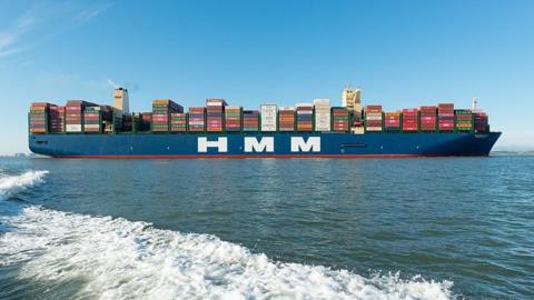 World's biggest container ship