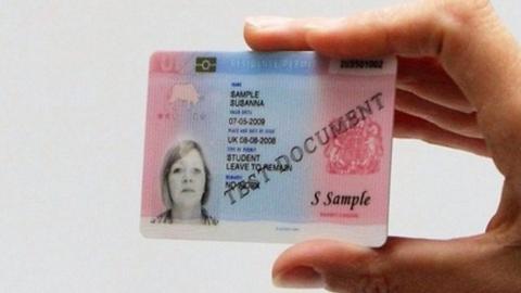 Sample UK Identity Card