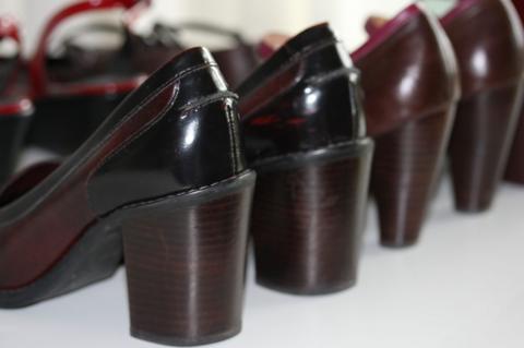 Row of high heels