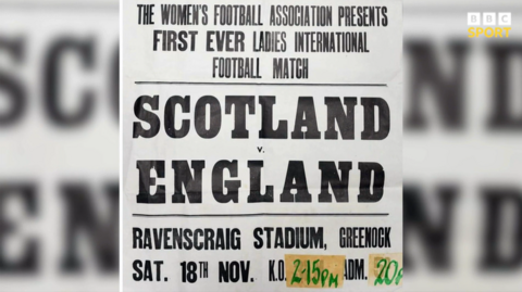 Scotland v England programme