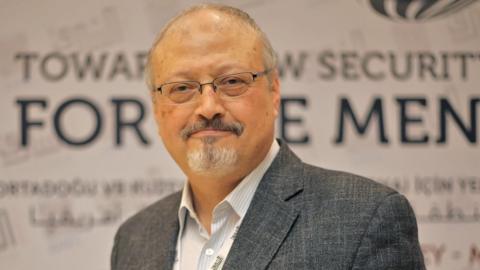 Saudi journalist Jamal Khashoggi in Istanbul, Turkey, 6 May 2018