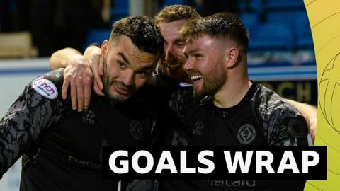 Goals wrap - Dundee Utd players celebrate