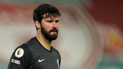 Liverpool goalkeeper Alisson