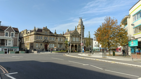 Weston-super-Mare town hall, where North Somerset Council meets