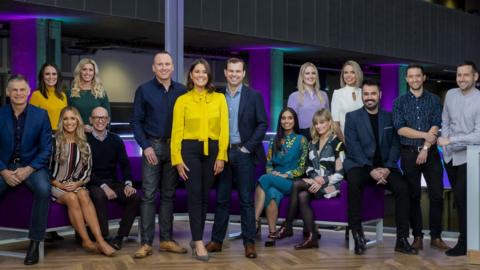 The Nine presenters and reporters