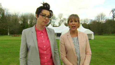 Sue Perkins (left) and Mel Giedroyc