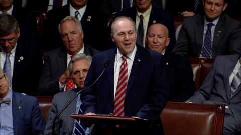 Rep Steve Scalise addresses the House of Representatives