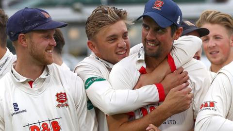 Essex celebrate winning the County Championship in 2019