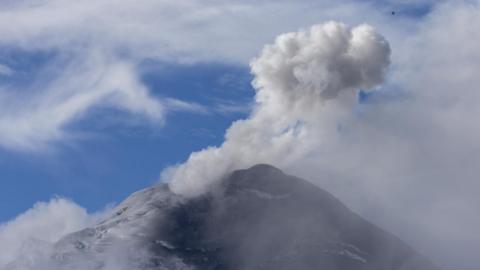 The Cotopaxi volcano, in the cantons of Quito and Mejia, in the province of Pichincha, Ecuador, 26 November 2022.