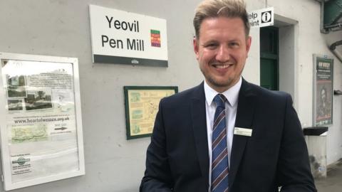 Alex Hills, the regional station manager at Great Western Railway