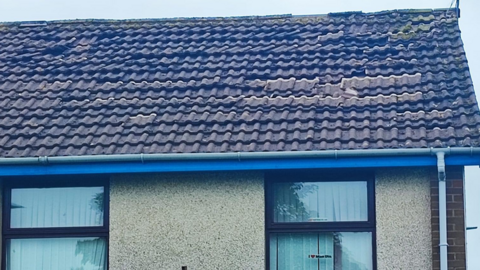 Roof of house damaged in Coleraine