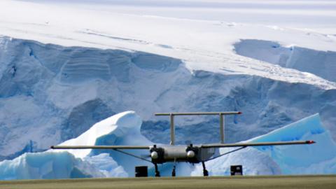 Drone arrives in Antarctica
