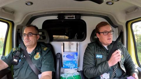 When ambulance crews bring patients to hospital they are meant to be able to handover their patients to A&E staff within 15 minutes.