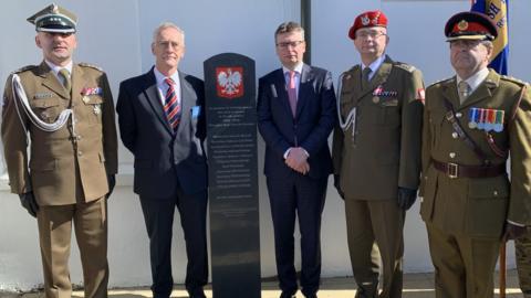 Officials unveiled the memorial on Saturday