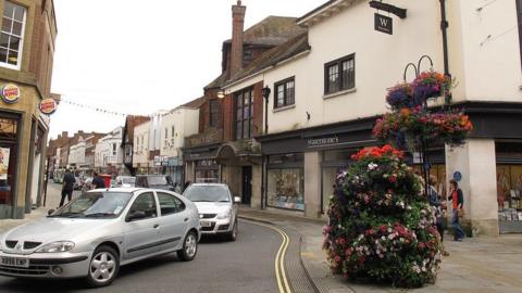 Canal Street in Salisbury