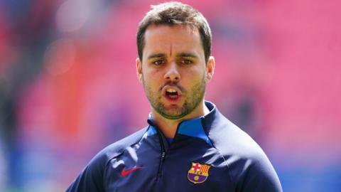 Barcelona women's coach Jonatan Giraldez