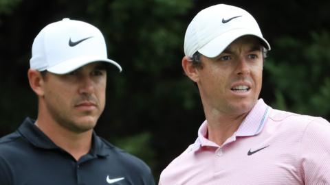 Brooks Koepka and Rory McIlroy