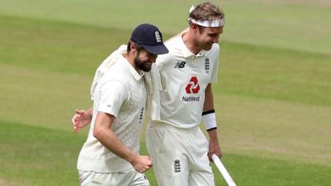 Stuart Broad and Chris Woakes