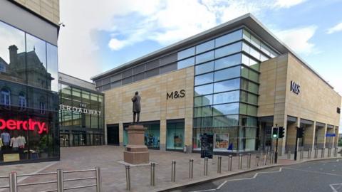 M&S store at Bradford's Broadway centre