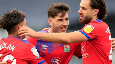 Blackburn Rovers celebrate