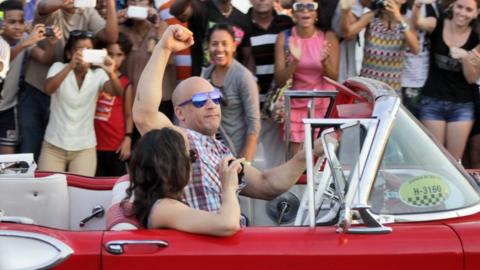 Vin Diesel and Michelle Rodriguez