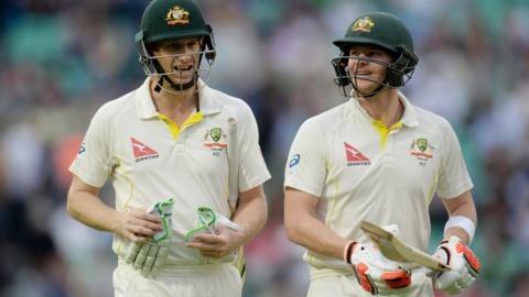 Australia's Adam Voges and Steven Smith