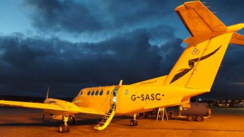 Scottish Air Ambulance Service plane