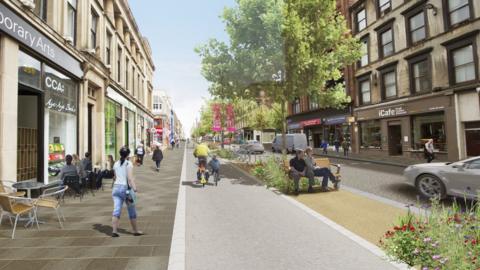 Glasgow shared space