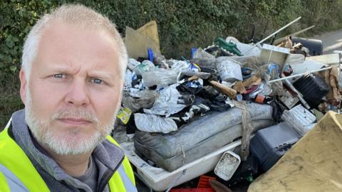 Jason Alexander & fly tipping