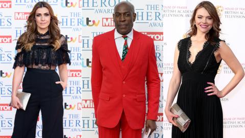 Kym Marsh, Frank Bruno and Kate Ford