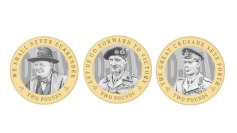 D-Day commemorative coins