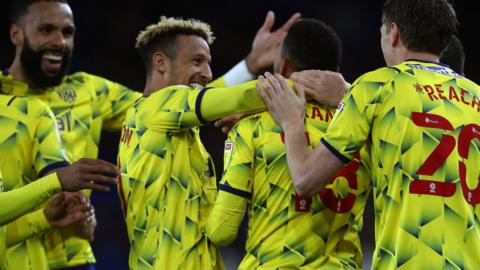 West Brom goal celebration