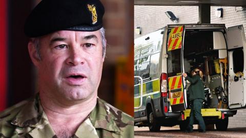 The MOD said it was providing 114 personnel to carry out non-emergency ambulance driving from this weekend.
