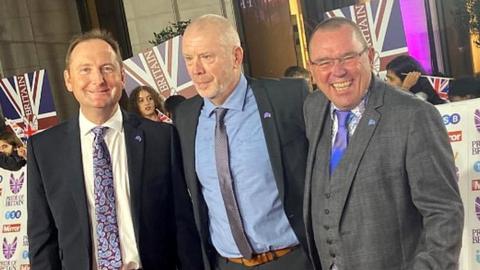 Three Dads Walking at Pride of Britain awards