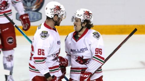 Cardiff Devils celebrate