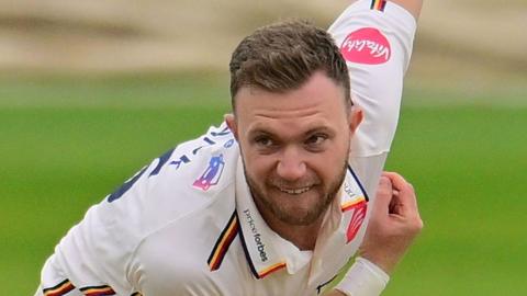 Essex bowler Sam Cook grabs a hat-trick