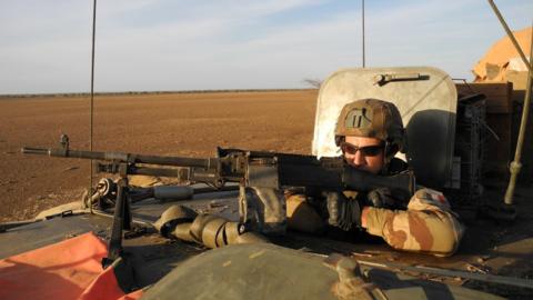 French soldier in the Sahel