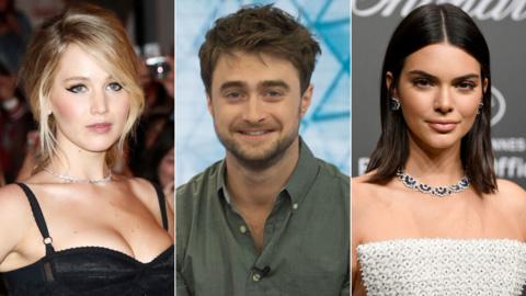 Jennifer Lawrence, Daniel Radcliffe and Kendall Jenner