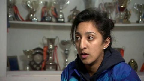 Samaira Khan scored Luton's winning goal in the third round of the Women's FA Cup