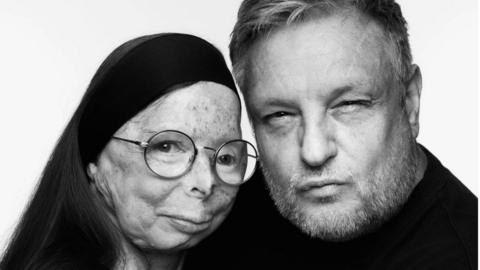 Belgian acid attack survivor Patricia Lefranc and Rankin