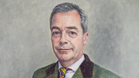 Portrait of Nigel Farage