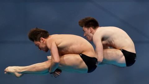 Tom Daley and Matthew Lee