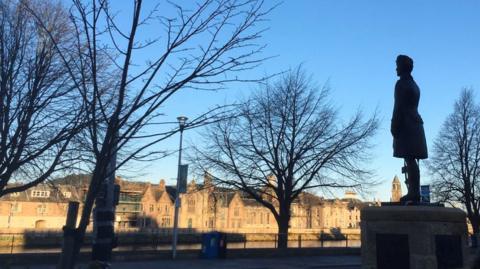 Blue skies were a familair sight in Inverness last month